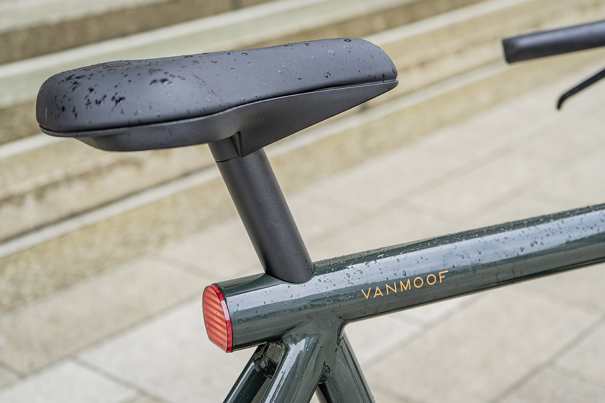 Detailaufnahme E-Bike S4 von VanMoof vom Rahmen