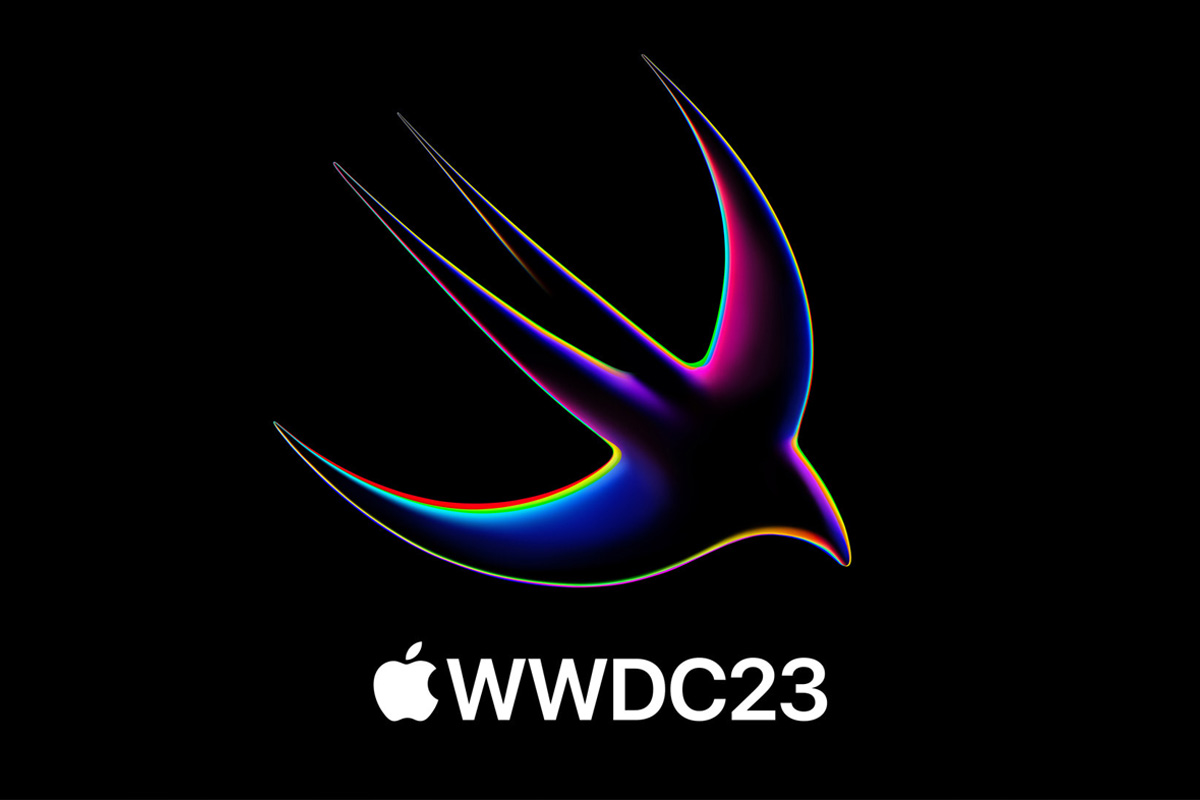 Das Logo der WWDC 2023 von Apple.