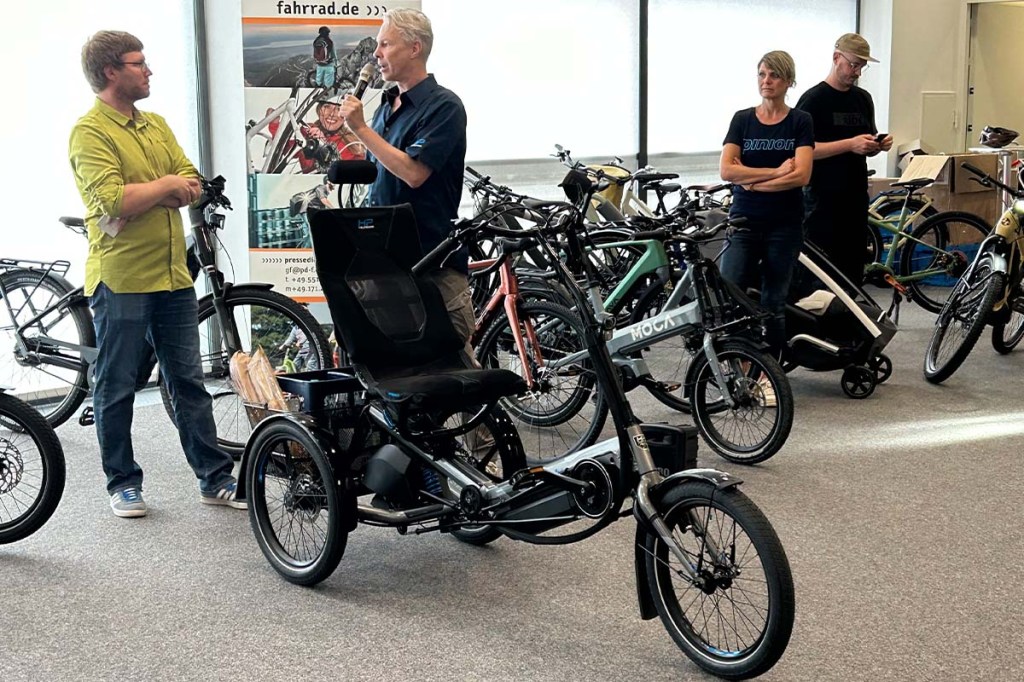 E-Trike Delta tx von hp velotechnik wird vorgestellt