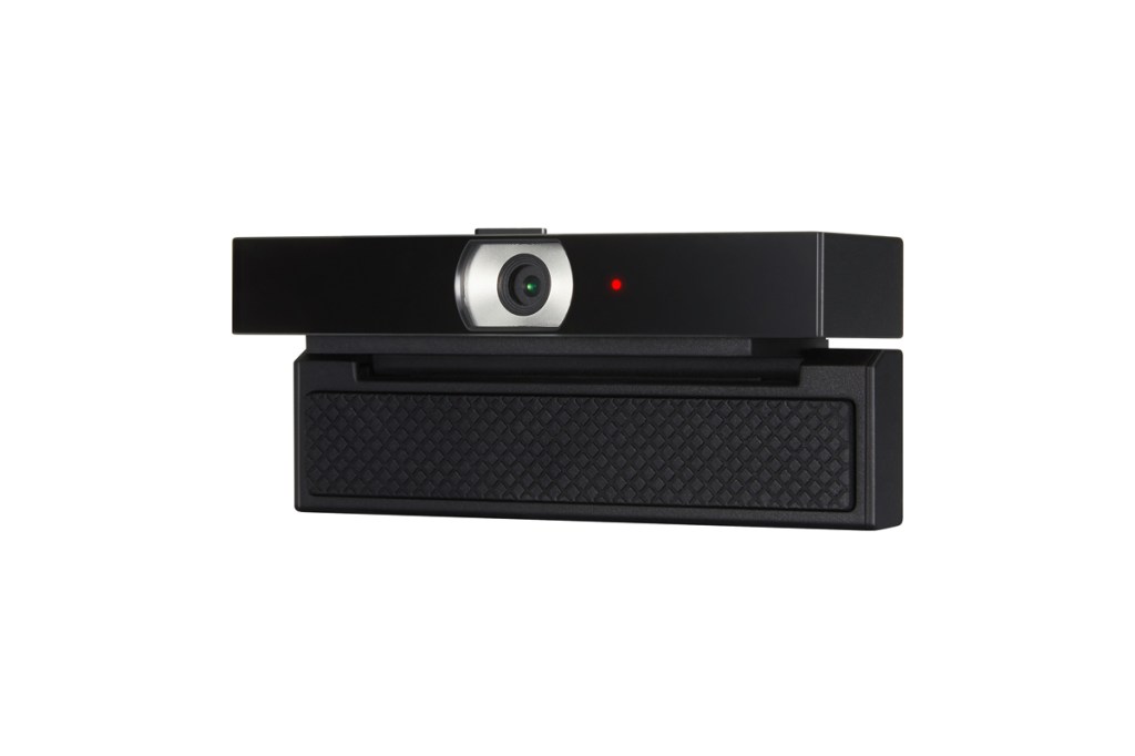 Produktfoto der neuen LG Smart Cam vor weißem Hintergrund.