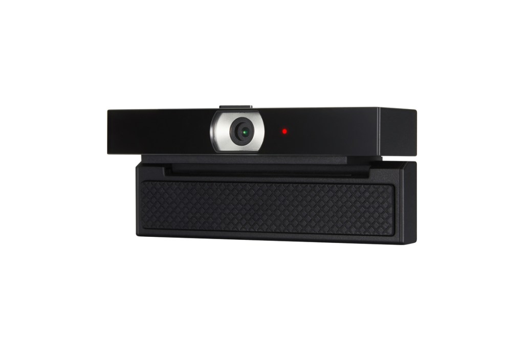 Produktfoto der neuen LG Smart Cam vor weißem Hintergrund.
