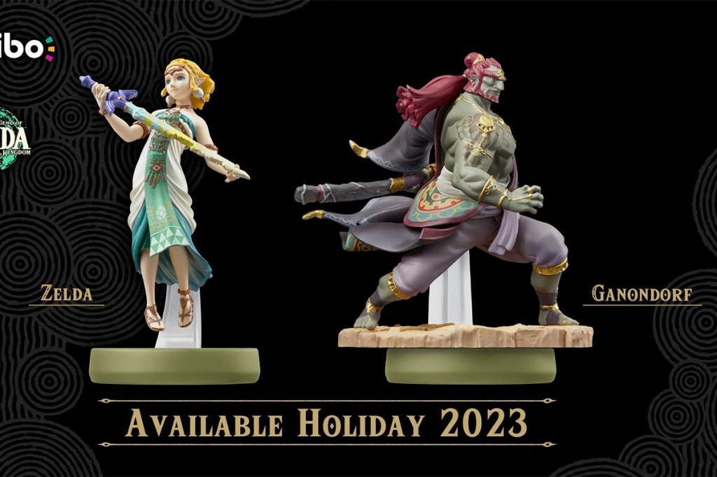 Afbeelding van twee amiibo-figuren afkomstig uit Zelda Cosmos.
