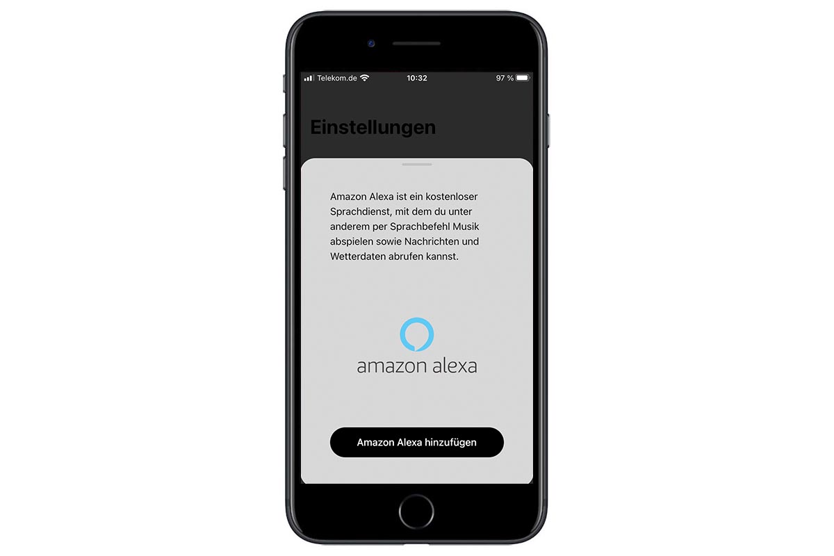 Soundbox Sonos Era 300 per Smartphone einrichten – Einstellungs-Screenshot.