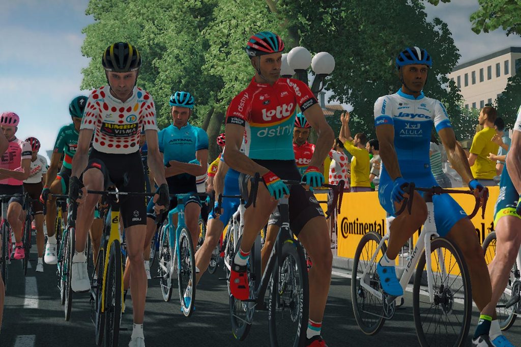 Screenshot zum Videospiel Tour de France 2023.