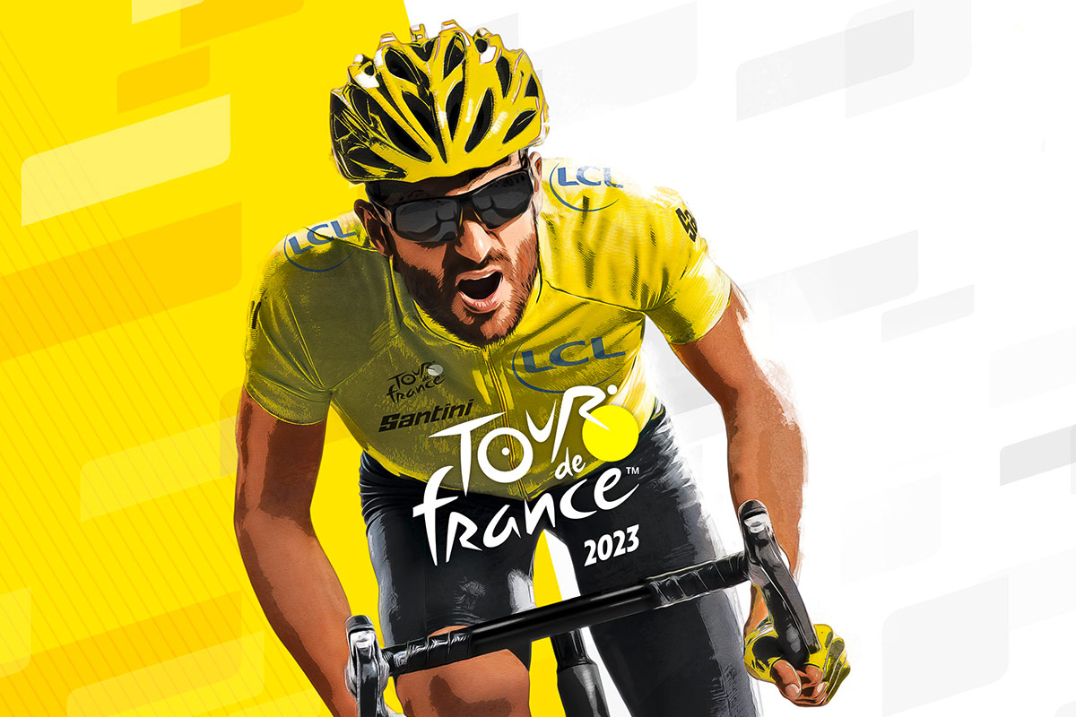 Artwork zum Videospiel Tour de France 2023.