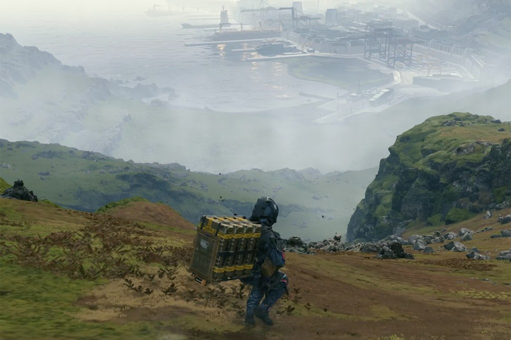 Screenshot des Videospiels Death Stranding in der Version für Mac.