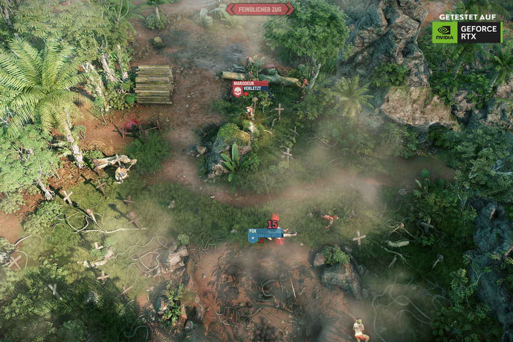 Screenshot aus dem Taktik-Spiel Jagged Alliance 3
