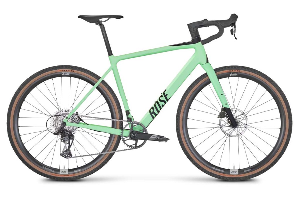 Productshot E-Gravelbike von Rose von der Seite