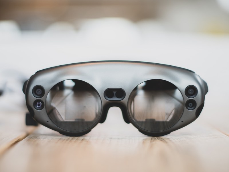 Ein Prototyp von einer VR-Brille