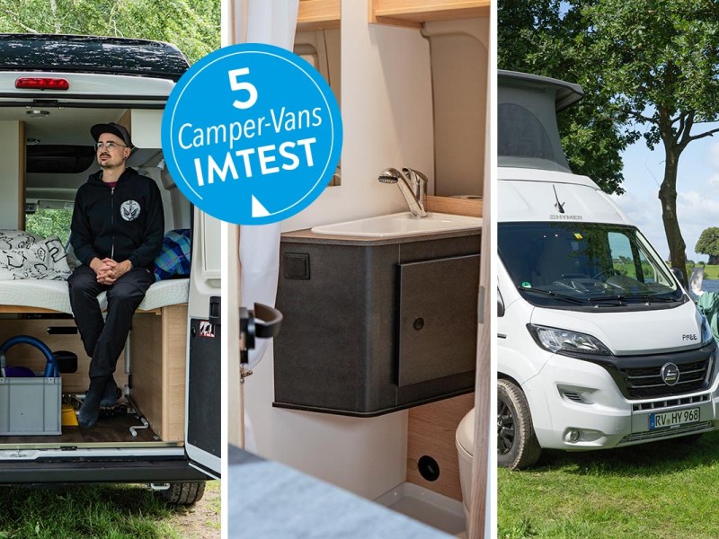 Die besten Camper-Vans 2023 im Test sorgen für Camping-Spass