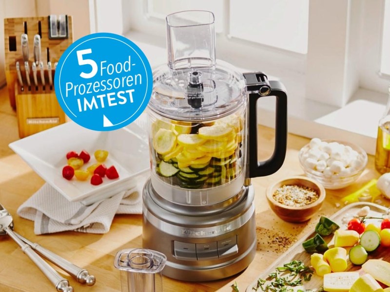 Praktische Küchenmaschine: 5 Food Prozessoren im Test