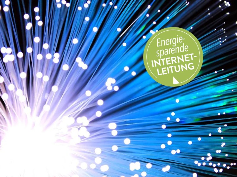 Internet: Energie sparen durch Glasfaser