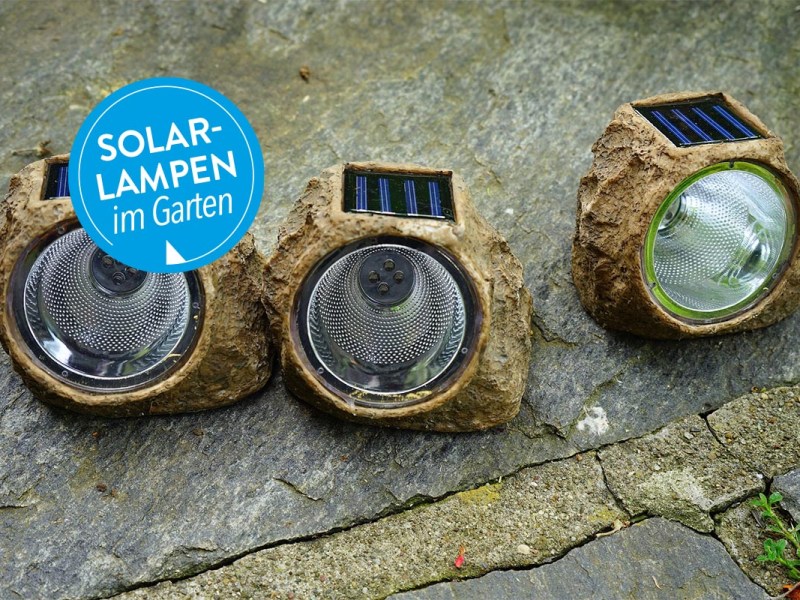 Solarleuchten für den Garten: Modelle & Preise