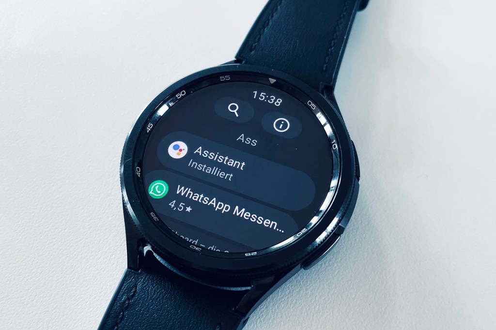 Google Assistant auf der Galaxy Watch 6