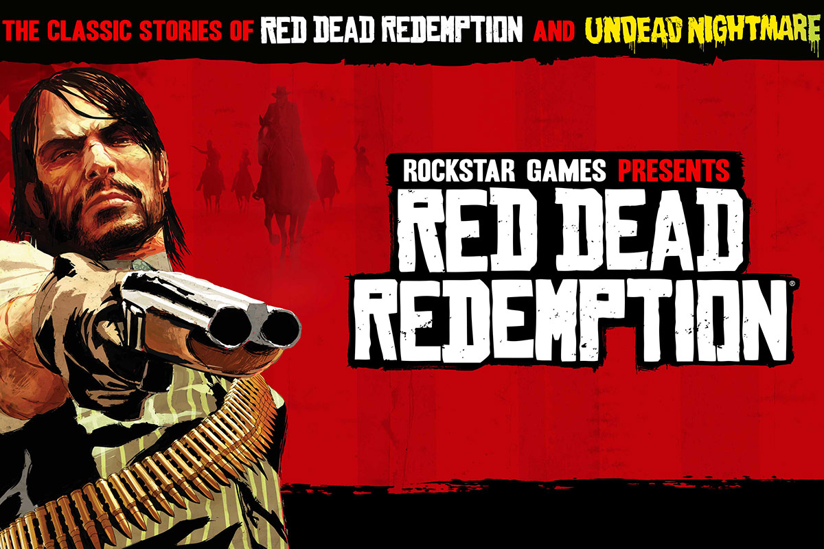 Ein Artwork zum Videospiel Red Dead Redemption.