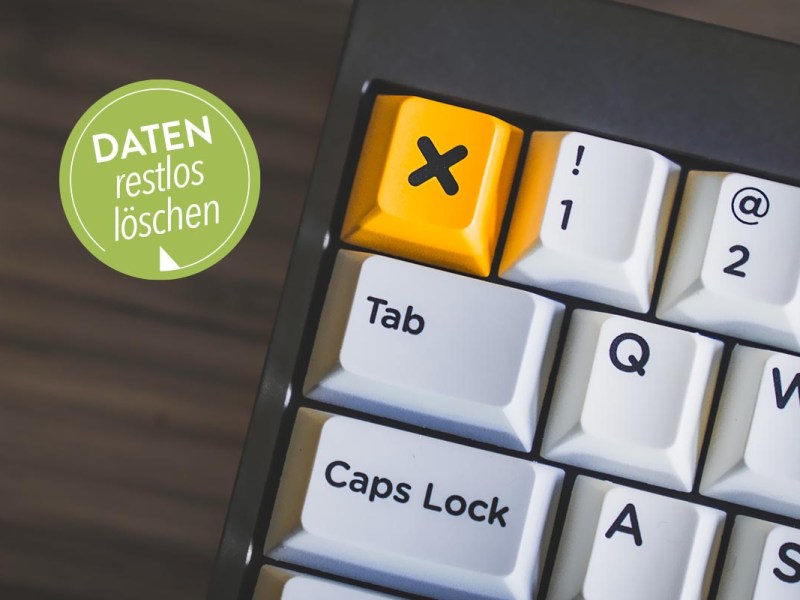 Tastatur mit Lösch-Taste