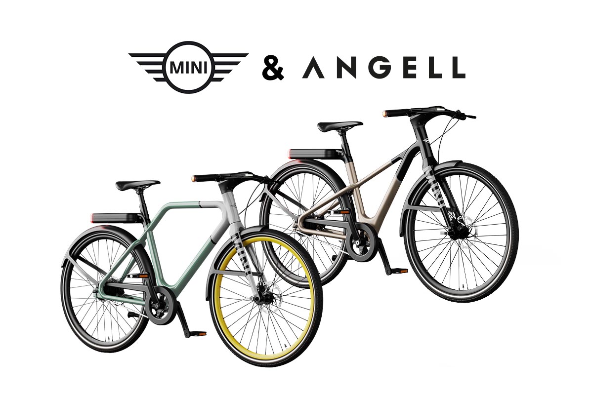 E-Bikes aus der Kooperation zwischen MINI und Angell.