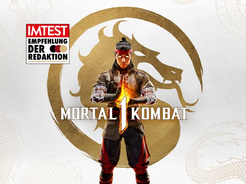 Logo des Videospiels Mortal Kombat 1.