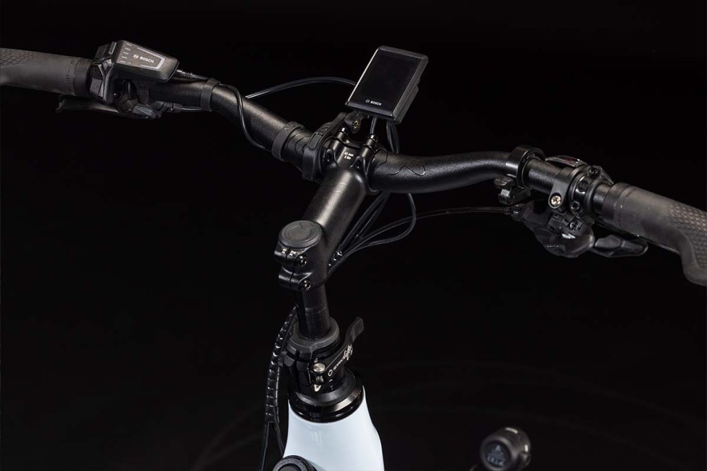 Nahaufnahme Lenker von E-Bike Longtail Hybrid