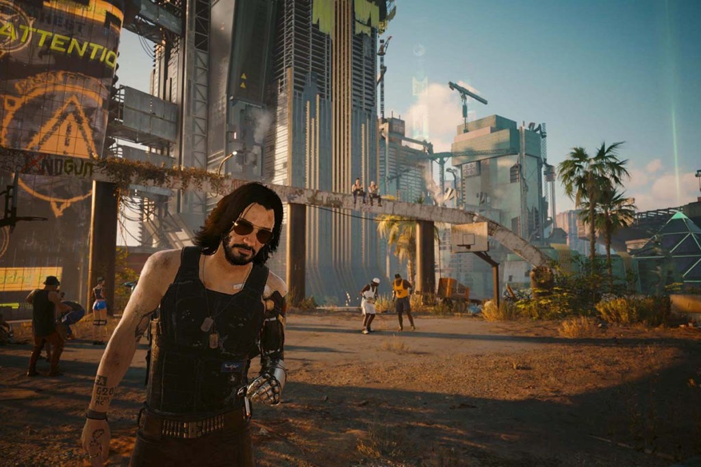 Ein Screenshot aus dem Spiel Cyberpunk 2077.
