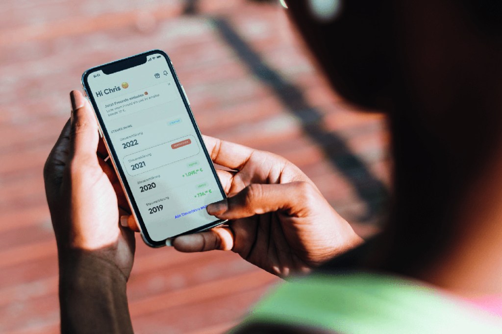 Steuererklärung mit dem Handy
