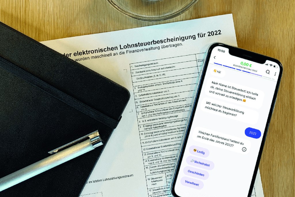 Einfache Steuererklärung per App