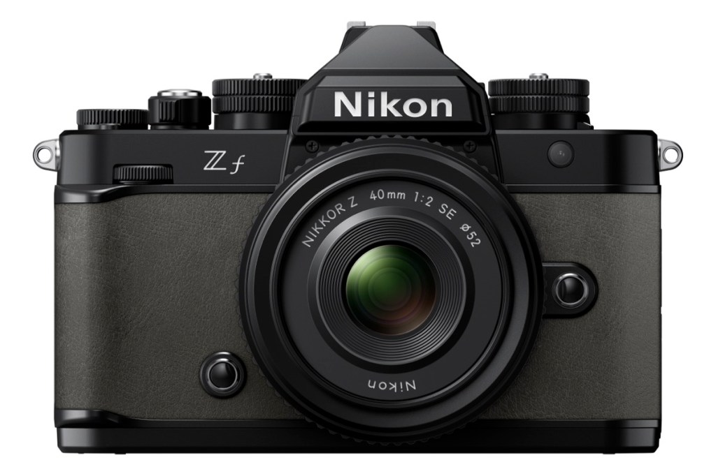Nikon Z f in der Farbe Grau.