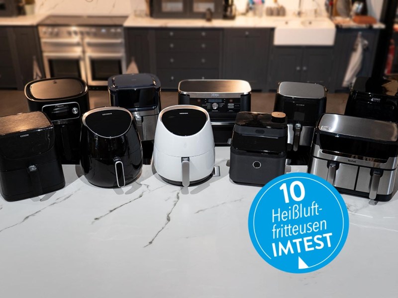 10 Heißluftfritteusen im Test: Wer schlägt den Philips Airfryer?