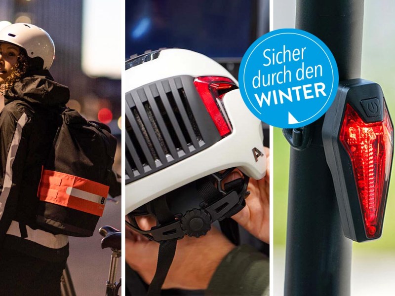 Per E-Bike durch die Winterzeit: Gut sehen & gesehen werden