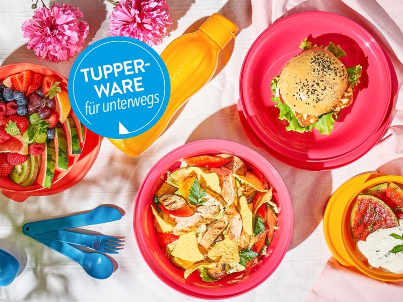 Tupperware für unterwegs: 10 Lösungen für Mittagessen und Picknick