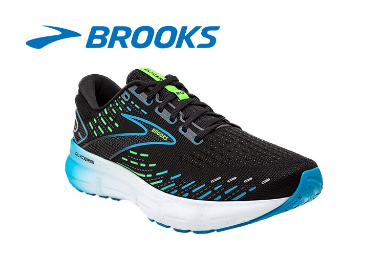 Der Brooks Glycerin 20 vor weißem Hintergrund