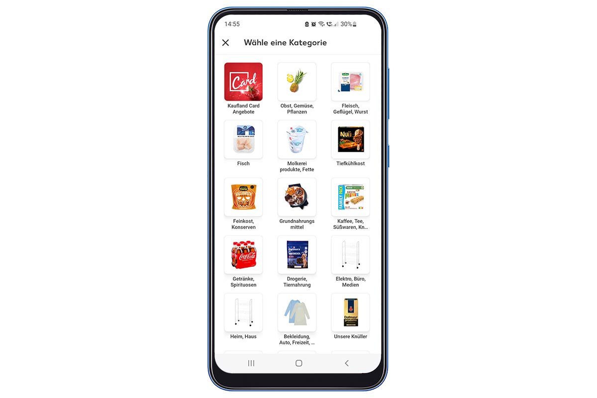 Ein Screenshot aus der Kaufland-App.