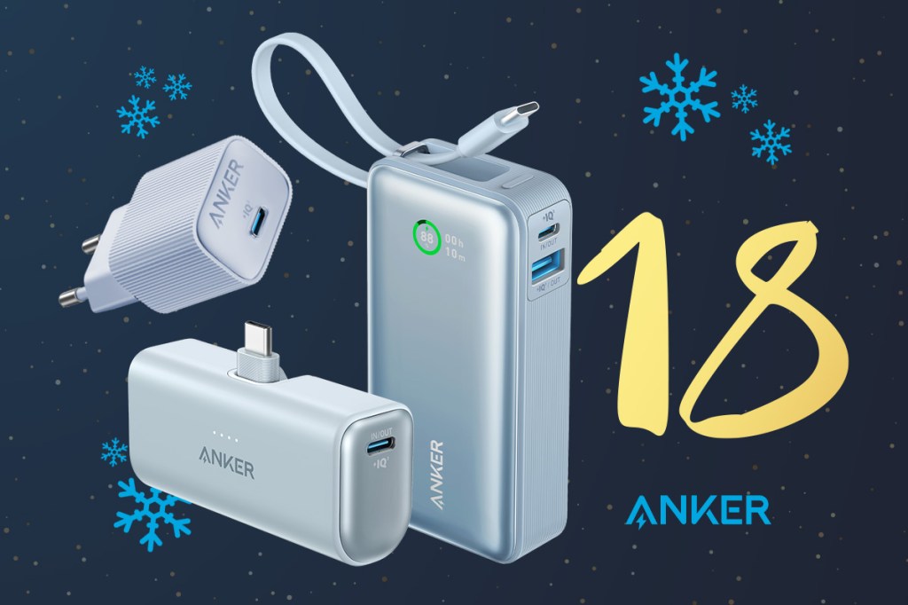 Ein Aufmacherbild für den IMTEST Adventskalender in Zusammenarbeit mit Anker Innovations.