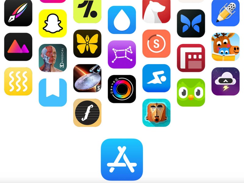 Screenshot App Store Startseite