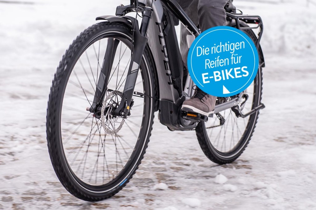 Der richtige E-Bike-Reifen: Das ist gerade im Winter zu beachten