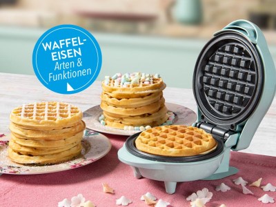 Waffeleisen für jeden Geschmack: Belgisch, Bubble, Herz
