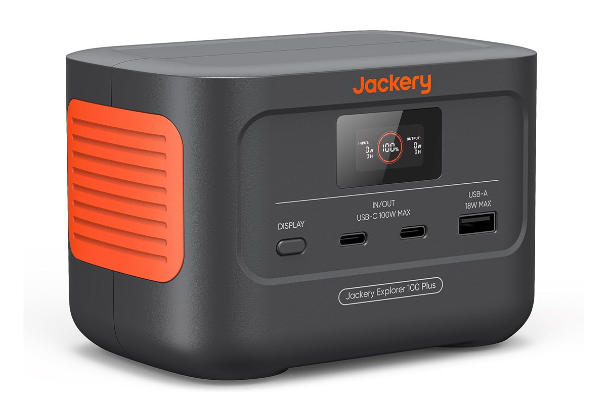 Produktbild der Jackery Explorer 100 Plus Powerstation.