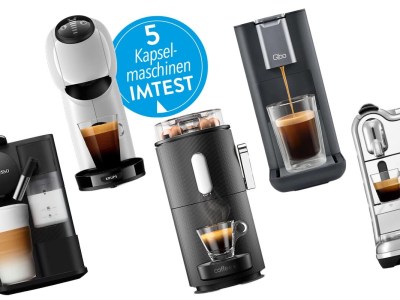 5 Kapsel-Kaffeemaschinen im Test: Eine Handvoll Wachmacher