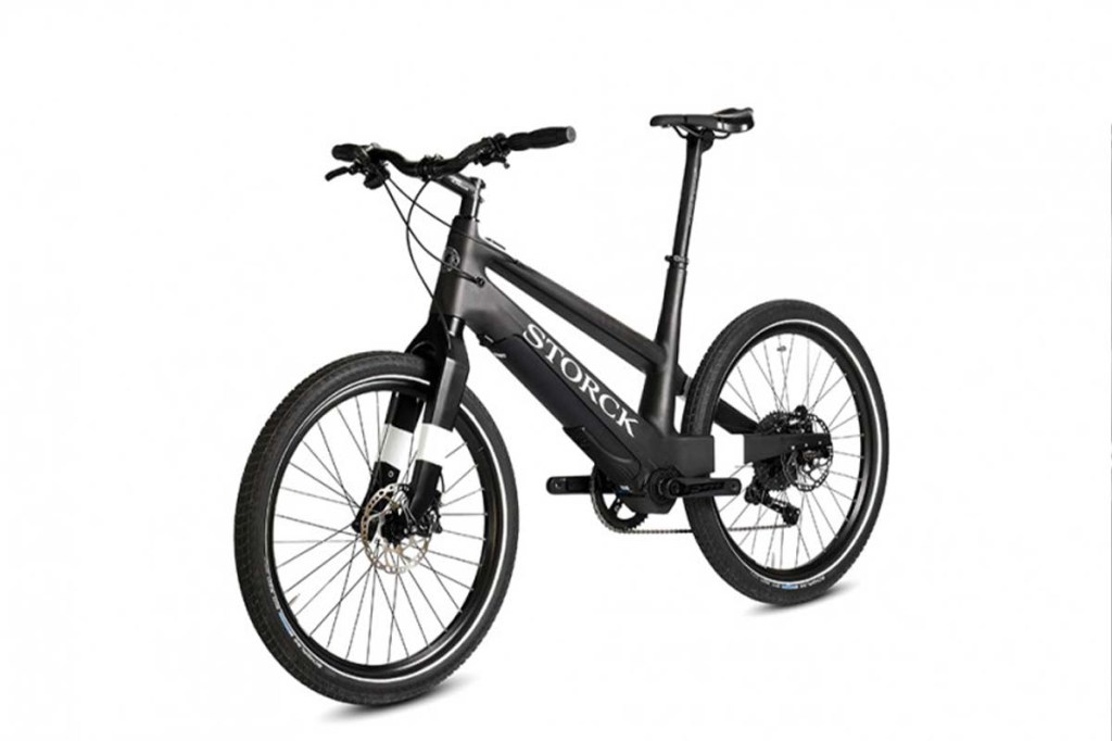 Productshot E-bike von der Seite, angeschrägt