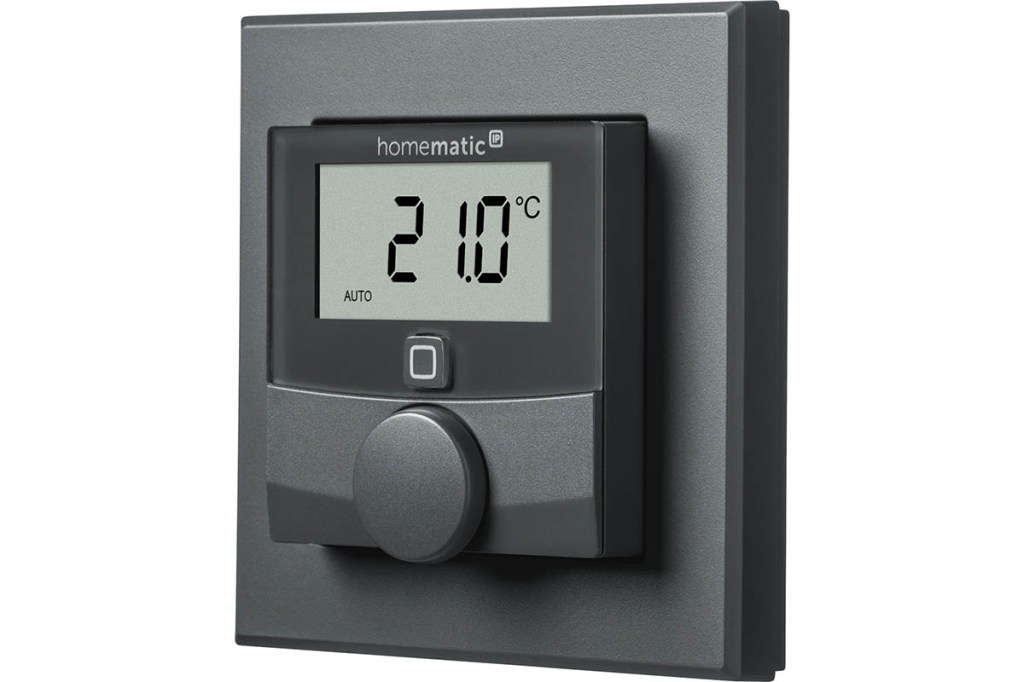 Heizkörperthermostat in Schwarz