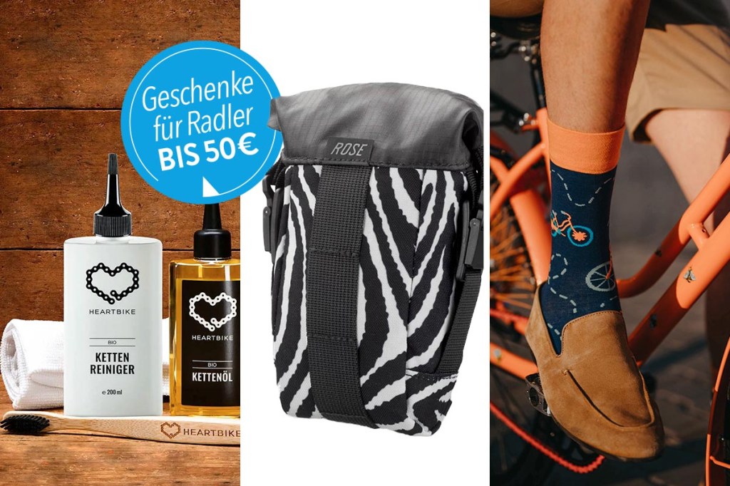 10 Geschenke-Tipps für E-Bike- und Fahrrad-Fans bis 50 Euro