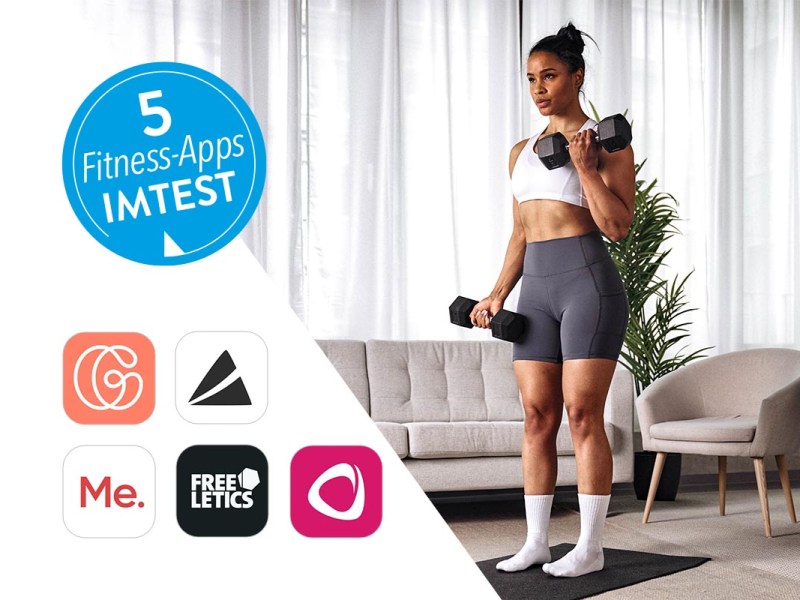 Fit für das neue Jahr: 5 Fitness-Apps im Test