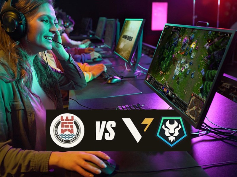 Spielende Personen an PCs.