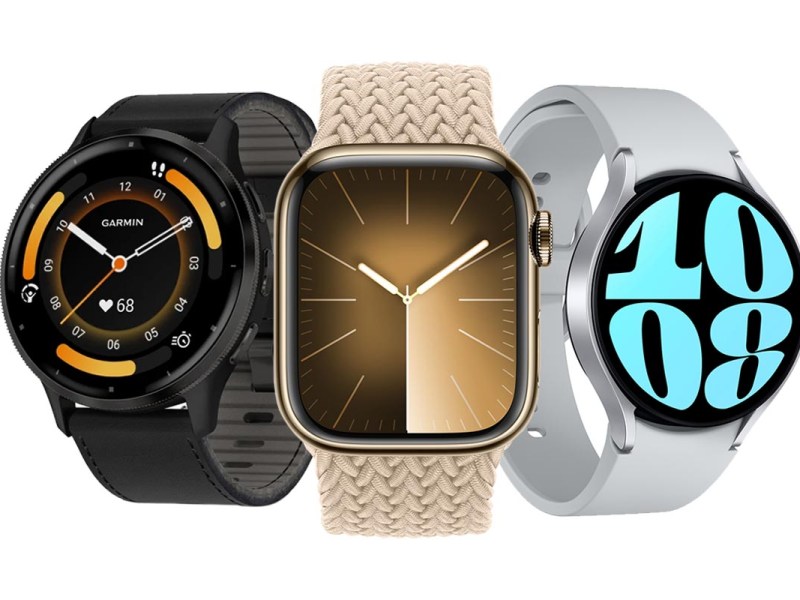 Smartwatches von Garmin, Samsung und Apple