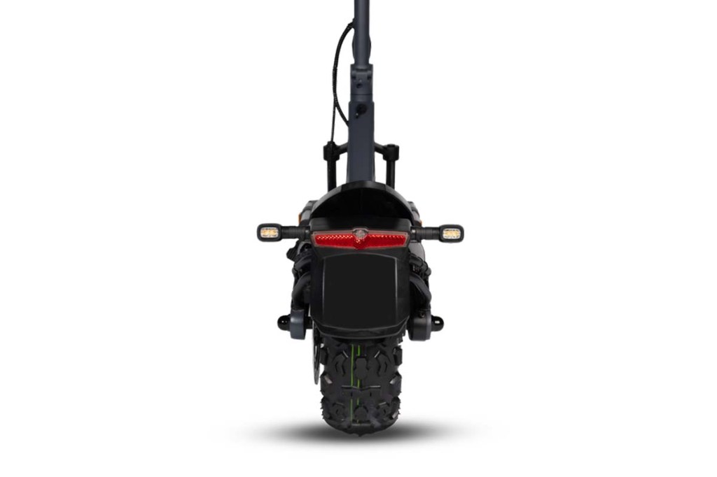 Productshot Anschnitt E-Scooter von hinten