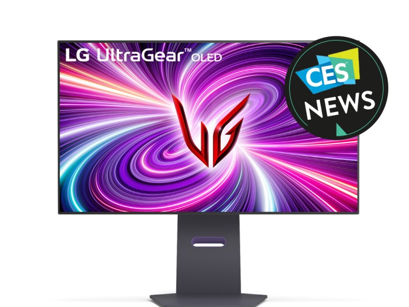 Der neue LG Gaming-Monitor in der Frontansicht.