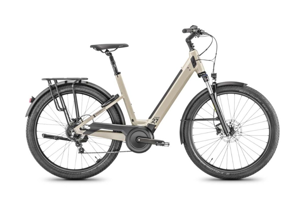 Productshot City-E-Bike in beige