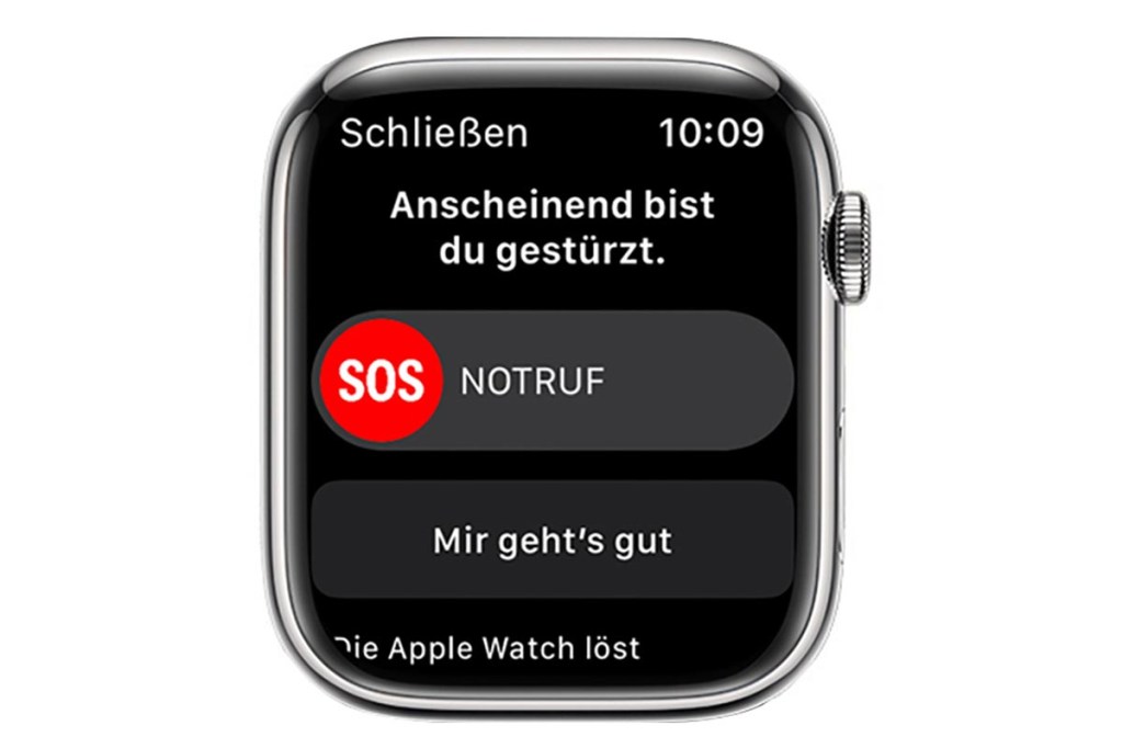 Sturzerkennung Apple Watch