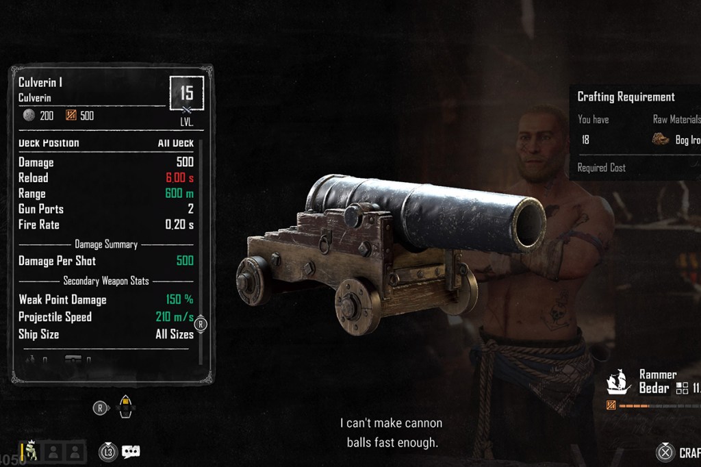 Screenshot des Video-Spiels Skull and Bones