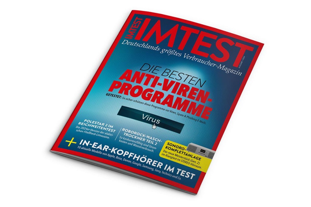 Das Titelbild der IMTEST-Ausgabe 1/24.